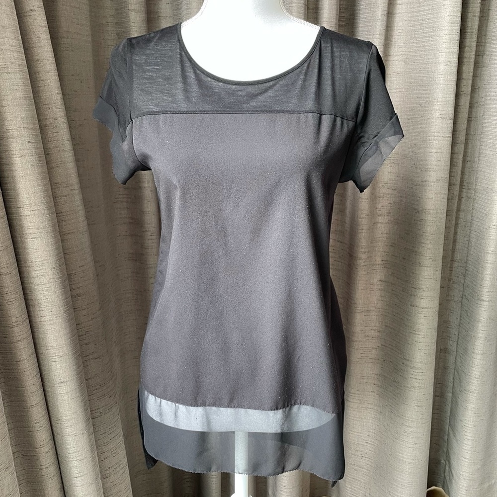 French Connection size small black tunic top